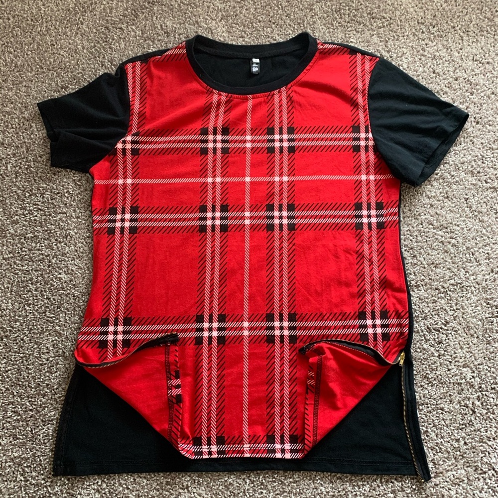 Men’s Checker Red Shirt